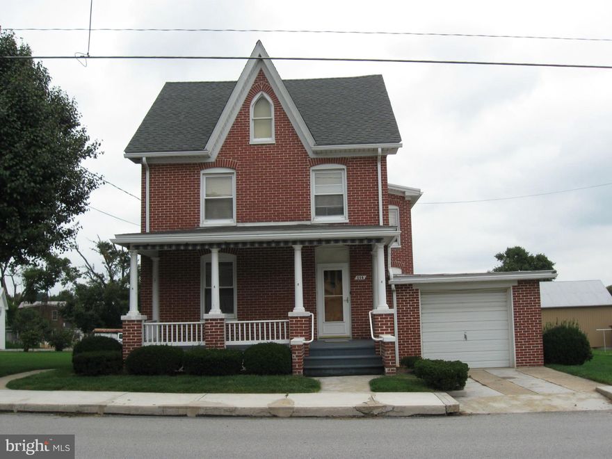 This grand old home has been in the same family since it was built! Gorgeous hdwd floors, exposed chestnut woodwork, built-in shelves & china cabinet, balcony off the master BR & more, all glowing with pride of ownership. Workshop in bsmt. Nice walk-up attic. 1-car garage plus huge outbuilding w/ 2 more spaces & storage. Superb level lot. Will not disappoint!