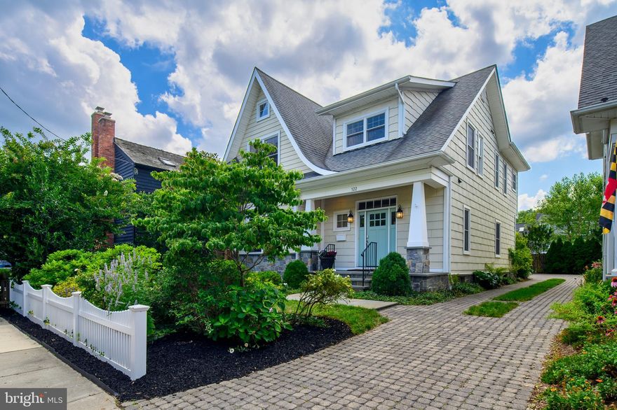 Welcome to 322 State St! This stunning home was custom built in 2014, located on a beautiful  dead end street just 2 blocks from the Eastport/Spa Creek bridge. This elegant open floor plan is light and bright with tasteful high end upgrades throughout.  Upgrades include 4-inch oak floors & wood paneling, custom modern light fixtures, neutral Grasscloth wallpaper and designer woven wood blinds. The high-designed kitchen includes Mystery White honed marble counters, sleek white cabinetry, double white Fireclay sink with insta hot, polished nickel hardware, raised bar seating area, bar refrigerator/ sink, Thermador double wall ovens, 5 burner gas cooktop, Bosch Refrigerator, quiet dishwasher and beautiful accent lighting  serving as the perfect entertaining spot for guests! Neutral paint colors, warm and inviting living spaces and 3 gas fireplaces with marble & stone surrounds throughout. Dining room includes coffered ceilings, linen designer drapes & hardware. The primary suite features  tray ceilings and loads of natural light.  The primary bathroom has  a soaking tub, separate shower with rain head, multiple jets & double vanities with toe warmers. The walk-out lower level includes a spacious family area with recessed lighting, additional bedroom, full bath and a study/bedroom or extra storage area. Lower Level also features  a spacious laundry/mudroom  with a door to the outside. Additional features include custom closet systems in all closets, built-in bookcases,  2 car garage with attic storage & shelving, flagstone front porch & sidewalk, white picket fence in front yard, cedar fence on side &  back yard, beautiful gardens  and spacious rear South West facing  Trex decking to enhance your outdoor living experience.  Perfect place for relaxing or entertaining friends and family.  This home is sure to please and is a definite 10/10- just waiting for you to call it home and make memories!

Enjoy exploring the artful and nautical streets of Eastport/Annapolis with  amenities such as five-star restaurants, shops, pubs and city parks.  Explore the vibrant city, watch the daily parade of boats, view the annual fireworks displays and the flying skills of the Blue Angels from your private dock. Eastport/Annapolis offers small-town charm and big world sophistication. Located just 5 miles to Rt. 50 and 97 which provides direct access to Baltimore, BWI, Ft. Meade/NSA and Washington, DC .