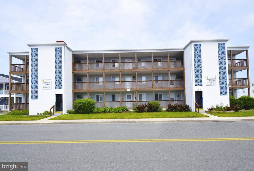Rare opportunity to own a great unit in this well maintained bayside building. The professionally managed building includes off-street parking in the paved parking area, green spaces, BBQ qrill, and best of all a large in-ground pool. This end unit is close to all that Ocean City has to offer and an easy walk to the beach, ocean, amusement park, go-carts, mini-golf, shopping, dining, and more. No tenant-ready for quick settlement and move in.