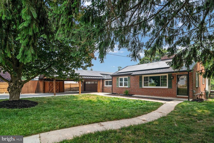 Come check out this darling rancher! This home has been freshly updated throughout and is completely move in ready. There are freshly done hardwood floors throughout the main level, a living room with vaulted ceilings and a newly painted kitchen with brand new appliances. The first floor also has 2 bedrooms and 1 full bath. The lower level features the Flex-room which could be used for a 3rd bedroom, additional rec room and a finished custom wet-bar. Features include a geo-thermal HVAC, owned solar panels for energy efficiency, and a multi-level deck perfect for entertaining. All this sitting on over 1 acre of land on a dead end street. Come check this home out and make it yours today!