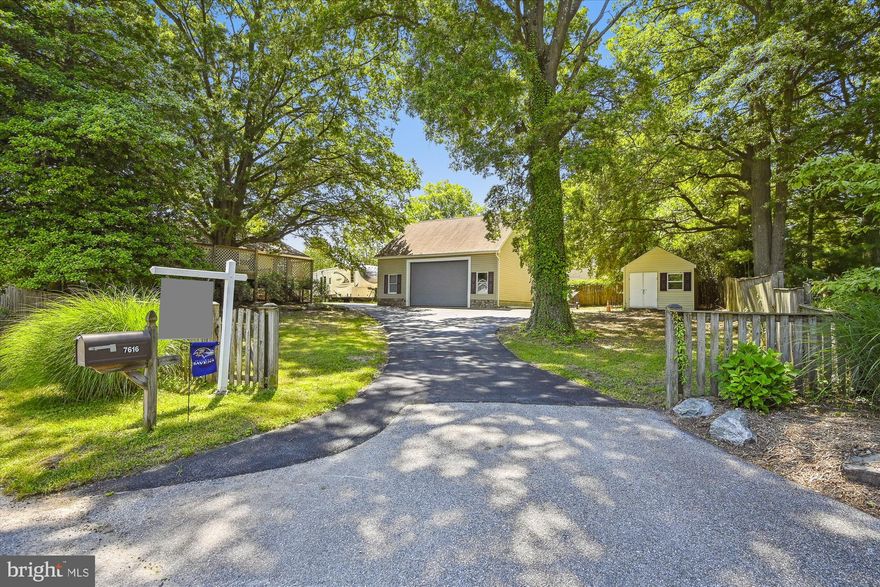 Come by this 3 bedroom, 2 Full bath home with great privacy as you drive up the NEW Driveway! This home also offers New HVAC, Newer Roof, New Master Bathroom, New Paint in main level living areas. *Carpet Allowance for the Buyer. A Welcoming Eat in Kitchen with ceramic tile, Granite Countertops, New Dishwasher, New Built-in Microwave and an additional Wall Oven with Dining Area that opens to the living room. The Basement has a spacious living area, Pellet Stove, Custom Bar and a full bath. In addition to a Partially finished possible 4th  bedroom / to be completed to your liking and a laundry/utility room. The Oversized 3 car detached garage w/ loft area is sure to please and a concrete pad for extra storage space. Waterfront Community with a Beach, Boat Ramp and Playground. The home is As-Is. Seller will offer a $3000 carpet allowance/closing costs with acceptable offer.