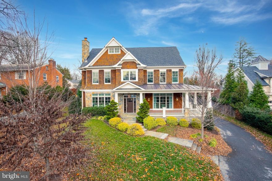 Stunning home nestled in the beautiful Chesterbrook Estates neighborhood. This classically designed home perfectly harmonizes timeless elegance with modern amenities. Meticulously designed with extraordinary attention to detail, this 6-bedroom, 5.5-bathroom residence showcases three exquisitely finished levels adorned with top-notch craftsmanship and premium-brand materials from start to finish.
A true chef's kitchen, featuring a generously sized island and premium appliances, seamlessly connects to a charming breakfast area and an inviting family room with a fireplace that overlooks the backyard. The main level also features a formal living room with a fireplace, a butler's pantry adjacent to a generously proportioned dining room, and an attractive private study or office space. To complement this, there is an elegant powder room and a roomy mudroom to round out the offerings on the main level.
Upstairs, the second level hosts five bedrooms and four full baths. The opulent owner’s suite features an intimate sitting area, dual walk-in closets, and an indulgent en-suite that includes a dual-sink vanity, a deep soaking tub, and a separate shower.  In addition, a loft conveniently located adjacent to the kitchen serves as an ideal area for a guest suite or home office.
The lower level is impeccably outfitted for hosting memorable gatherings, featuring an expansive recreation room with a full wet bar, a fitness room, an extra bedroom and bathroom, along with substantial storage space. The three-car attached garage offers seamless entry through a mudroom adorned with custom-built storage solutions.
Situated close to downtown McLean, this home is in a convenient location just minutes away from local parks, the neighborhood elementary school, and a variety of shopping and dining venues. It also offers convenient commuter access to Tysons, I-495, and the GW Parkway, making it a perfect blend of suburban tranquility and urban connectivity.