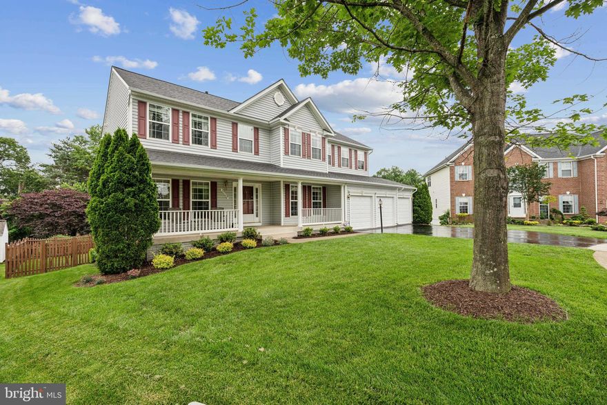 Charming Cul-de-Sac Single Family Home with Expansive Living Space and Private Backyard Retreat

Welcome to this beautifully maintained single-family home nestled at the end of a peaceful cul-de-sac. Featuring a welcoming front porch and a spacious three-car front-loading garage, this home combines classic charm with modern convenience.

Step inside to a two-story foyer adorned with gleaming hardwood floors. A private home office is located just off the entryway, perfect for remote work or quiet study. Enjoy formal entertaining in the elegant living and dining rooms, while the heart of the home—an upgraded gourmet kitchen—offers granite countertops, a gas cooktop, breakfast island, and a sunny bump-out with access to the newly installed Trex deck, ideal for outdoor gatherings.

Adjacent to the kitchen, the cozy family room features a gas fireplace and plenty of space for relaxation and connection.

Upstairs, you'll find four generously sized bedrooms, including a luxurious primary suite complete with a serene sitting area, two walk-in closets, and a spa-like ensuite bath. Three additional bedrooms and a full hall bath provide ample space for family and guests.

The fully finished walk-out lower level includes a large recreation room, secondary kitchenette, full bathroom, and a fifth bedroom—perfect for an in-law suite, au pair quarters, or a private space for a recent graduate. Additional storage space is also available.

Enjoy peace and privacy in the fully fenced backyard, which backs to mature trees, offering a natural backdrop and tranquil setting.

Don't miss the opportunity to own this spacious and versatile home in a sought-after location!
Major Upgrades: HVAC- 2019*Roof- 2023*Trex Deck - 2022*Fence - 2022*
Professional Photos will be uploaded by 5/28.