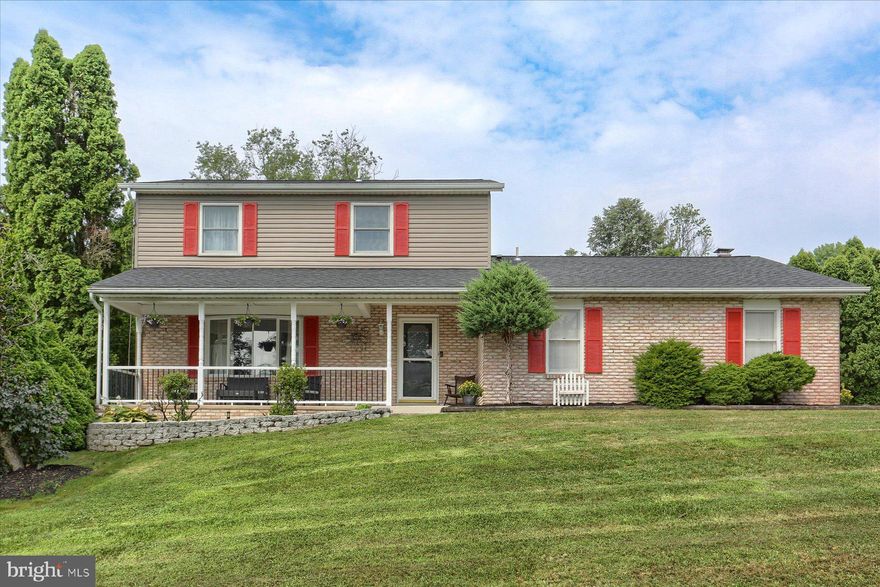 Welcome to this beautiful home nestled near the  Armetige Golf course . This location offers a lovely walkable neighborhood and easy access to shopping opportunities.  Situated  on a  corner lot  and accented by a full covered porch , with new railings, this porch makes a perfect  spot for relaxing, reading a book, or chatting with friends. Invite your guests to make a big splash in the inground pool and enjoy  the private oasis that includes   patio/deck area and adjoining  sunroom. This 3 bedroom, 2.5 bath home features a partly finished lower level, first floor laundry room and 2 car garage.. Updated kitchen  with granite countertops and convenient island /breakfast nook. New roof was installed in June 2025 and  the pool liner was  recently replaced. 
Don't miss this opportunity to own a  lovely home in Hampden Township.