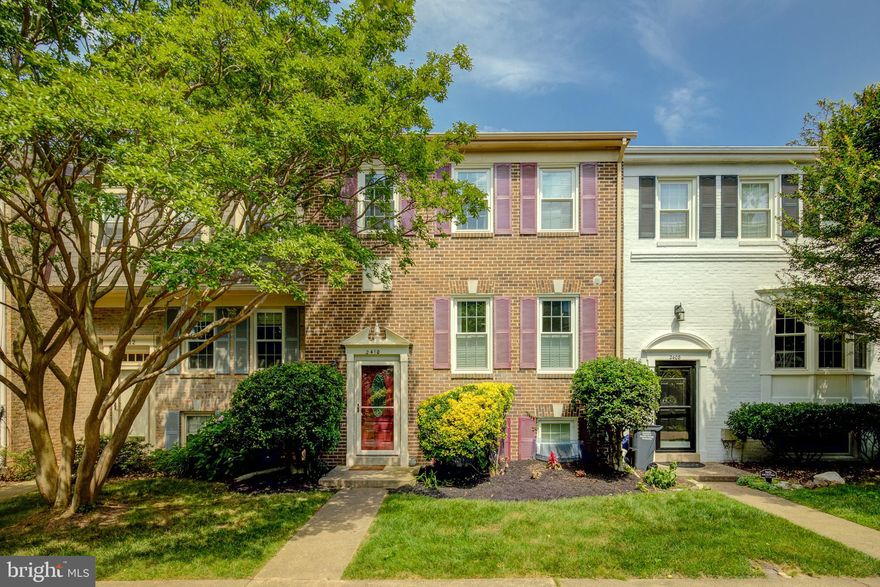 Welcome home! Falls Place has an amazing Chef's kitchen with a large island.  Hardwood floors on the main level and upper levels. Windows replaced in 2021. Large fenced-in back yard with patio and garden area. Main Level powder room. The upper level features three bedrooms with two full baths. The primary suite features two large walk-in closets. The lower level comes complete with W&D, a large bedroom or office with a recreation room, and a powder room. Falls Place is conveniently located to West Falls Church Metro, 66, Rte 7, Tysons, and shopping! The West Falls Development Project will be completed next year a short walk away!