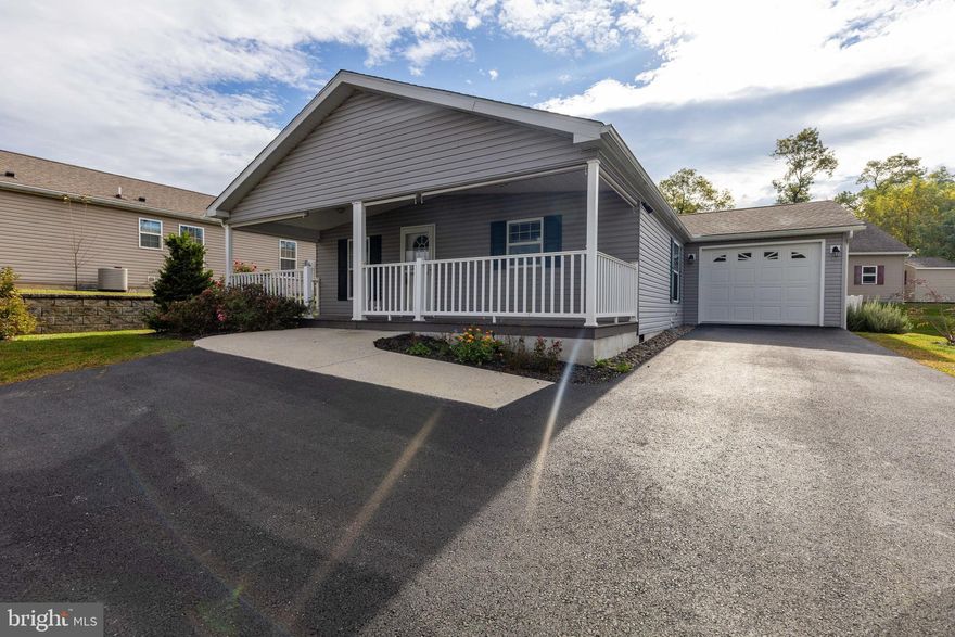 Welcome to easy living in this beautifully maintained home located in the desirable 55+ community!
Nestled on a quiet cul-de-sac, this charming, energy star rated 3-bedroom, 2-bath home offers comfort, convenience, and quality at every turn. Step inside to an open floor plan featuring brand-new carpet, fresh paint throughout, and plenty of natural light.

Enjoy the ease of single level living with only one step into the home, plus an attached extra-long garage that provides ample storage space for all your needs. The Trex front porch is perfect for relaxing mornings, while the side patio and storage shed add even more functionality.

Built on a solid three-foot block crawl space, this home combines thoughtful design with lasting craftsmanship. Move-in ready and low-maintenance, it’s the perfect place to call home in a welcoming, active community.