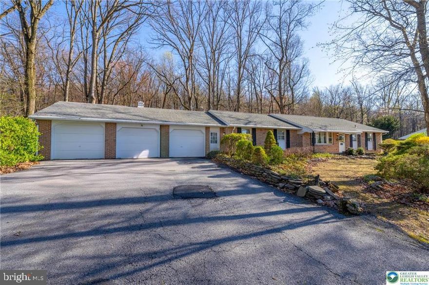 This spacious ranch-style residence offers the convenience of first-floor living, featuring 3 bedrooms and 1.5 bath, all nestled along a picturesque street in the desirable Fleetwood Borough. As you step through the front door, you are greeted by a generous living room that seamlessly flows into the open-concept kitchen and family room, complete with a stunning floor-to-ceiling fireplace. Need extra space? An additional living area, which could easily serve as a potential 4th bedroom, is conveniently located just off the garage. This room also provides walk-up access to a large attic, offering incredible storage options for all your needs. All three bedrooms are generously sized, ensuring comfort and privacy for everyone in the household. Step outside to discover the stunning newly fenced backyard, which boasts over an acre of beautifully landscaped grounds—ideal for outdoor entertaining, gardening, or simply enjoying the serene surroundings. HOME IS BEING SOLD AS-IS/QUICK SETTLEMENT REQUESTED.