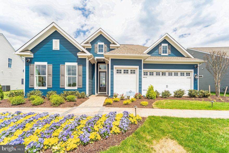 The Franklin Model Home offers a beautifully designed open-concept layout enriched with elevated designer finishes—available now for immediate settlement with a rent-back opportunity. With 3 bedrooms, 3.5 baths, and a 2-car garage, this home provides a refined blend of comfort, versatility, and modern style.

Standout features include a dedicated home office, a cozy fireplace, and a screened patio that extends your living space outdoors. Thoughtful design details—such as barn doors, crown molding, and a custom feature wall—add character and craftsmanship throughout. As an added bonus, all model home furniture is included, offering a seamless move-in-ready experience.

The beautifully appointed kitchen features a range, single oven, microwave, range hood, dishwasher, French door refrigerator, stylish pendant lighting, and a coordinating tile backsplash. Quartz countertops elevate both the kitchen and the owner’s bath for a fresh, integrated design.

LVP flooring extends across the main level for durability and style, with tile in all full baths and carpet in Bedrooms 2 and 3 for added comfort. The owner’s bath offers a spa-inspired shower with a built-in seat, handheld shower wand, and double sinks—creating a relaxing and functional daily retreat.

For a full list of included features, please contact our sales representatives.

Welcome to a new luxury active adult 55+ community on Maryland's Chesapeake Bay. Discover the amenity-filled, resort-style experience within 45 miles of Washington DC and Baltimore. Residents can take advantage of the community's 24,000 sq. ft. clubhouse with indoor & outdoor pools, a state-of-the-art fitness center, and multiple tennis and pickleball courts. With a full-time lifestyle director on site the community also features a well-maintained calendar of activities such as walking club, indoor and outdoor yoga sessions, mahjong club, kayaking, pickleball and more. Kent Island life is about making friends and enjoying the company of people who have worked hard and now want to enjoy all that a luxury 55+ community has to offer. Located steps from the water and minutes from Annapolis, the location also offers quick access to Rt. 50. Enjoy the convenience of nearby dining and shopping options together with the quaint charm of a small town.