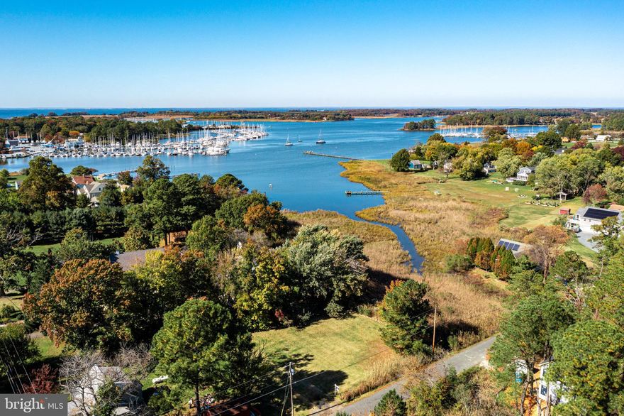 Building lot with gorgeous views of the Chesapeake Bay in the quaint town of Rock Hall.  Walking distance to the town attractions, dining, and shopping.  Public water and sewer hook-up available.  Current owners have a building plan, survey, and delineation study available for potential buyers. No builder tie-in. Rock Hall is a picturesque waterfront town on Maryland's coveted Eastern Shore with many nearby marinas and restaurants.  A perfect place to build your dream home!