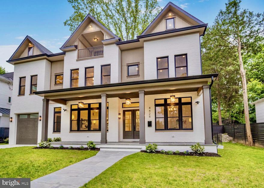 New Construction - Distinguished Residence in American University Park

Discover 4428 Albemarle Street NW, a striking residence that redefines city living through a seamless blend of classic architecture, modern comfort, and timeless elegance. Set on a serene, tree-lined block in the heart of American University Park, one of Washington’s most cherished neighborhoods. This home offers refined interiors, private outdoor retreats, and a neighborhood experience that balances urban vibrancy with residential tranquility. Timeless architectural character blends with modern luxury, offering an elevated lifestyle that is both sophisticated and effortless.
 
Classic Yet Modern Presence
The home’s classic brick façade and manicured landscaping immediately convey a sense of refinement. A welcoming entryway, framed by elegant detailing sets the tone for a design marked by gracious proportions, abundant natural light, and thoughtful design details throughout. The oversized, welcoming front porch provides the perfect vantage point to enjoy the neighborhood’s vibrant yet peaceful setting with a glass of your preferred beverage in the evening after a full day’s work.
 
Main Level – Grand Living & Entertaining Space
The main floor is designed to entertain with ease. The gracious foyer leads into a light-filled living room warmed by a classic fireplace. The formal dining room provides an ideal backdrop for elegant dinner parties, while the open-concept chef’s kitchen, clearly the heart of the home with premium appliances, bespoke cabinetry and a generously proportioned center island, crafted for family gathering, that seamlessly connects to the family room, offering a warm and inviting space for day-to-day living. French doors open directly onto the very private rear terrace and landscaped backyard with an outdoor kitchen and a firepit, creating a perfect balance between indoor sophistication and outdoor serenity. The rear of the home is a true urban retreat with the lushly landscaped garden and stone terrace, designed for al fresco dining, summer gatherings, or quiet mornings, sipping coffee, surrounded by greenery in complete privacy.

Upper Level – Private Sanctuaries
The primary suite, a sanctuary of comfort, occupies a private wing on the upper level of the home, complete with a spa-inspired marble bath, walk-in closets, and tranquil garden views. The three additional bedrooms on this floor are generously sized and filled with natural light, offering versatility for family, guests, or home office space.
The top floor provides two additional bedrooms with large closets as well as a very large open space that can serve as an office, game room, or gathering place for teens, and a smaller flex that easily adjusts to the needs of modern living and can serve as a playroom, reading nook, creative studio, or private retreat.
 
Lower Level – Versatility & Ease
The finished lower level expands the home’s possibilities, with a large recreation/media lounge fitness studio, full bath, and guest suite with private entrance making this level the ultimate space for entertaining, wellness or hosting a movie night. 

The Neighborhood – American University Park
Life at 4428 Albemarle is defined by community, convenience, and connection. American University Park is celebrated for its tree-lined streets, walkable lifestyle, and access to premier schools including Janney Elementary, Deal Middle School, and Wilson High School. 
Within a short stroll, residents enjoy the shops and dining of Tenleytown and Friendship Heights — from Whole Foods and Wegmans to fine restaurants and neighborhood cafés. Cultural destinations such as the Tenley-Friendship Library and American University campus enrich the area’s vibrancy.
Parks and playgrounds abound, with Turtle Park, Fort Reno Park and the nearby Capital Crescent Trail offering green spaces for recreation, and relaxation or hiking, running and biking. 
EASY METRO ACCESS TENLEYTOWN (RED LINE)