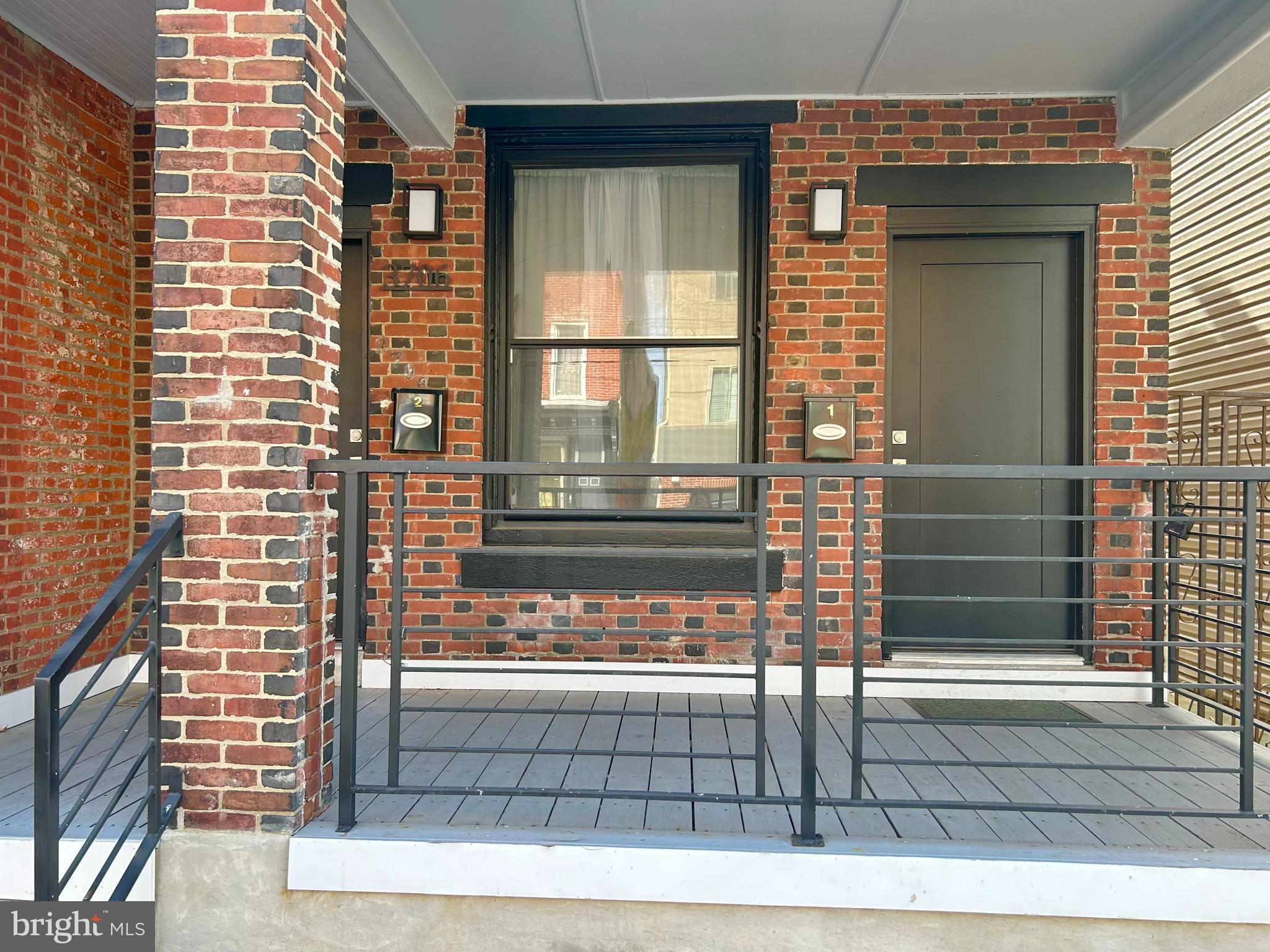 Gorgeous, newly renovated, two bedroom, one bathroom first floor apartment with front porch, backyard, and elegant, modern finishes. Each bedroom is generously sized with great closet space and the full bathroom includes a shower and tub combo and stackable washer/dryer. The kitchen features quartz countertops and state of the art appliances, including dishwasher, built in microwave, electric range, and a large stainless steel fridge. Private backyard is perfect for outdoor entertaining and al fresco dining. This unit is within walking distance to Drexel University campus, public transportation, and many local favorite businesses including Sabrinas Cafe, Savas Brick Oven Pizza, and CO-OP Restaurant and Bar.