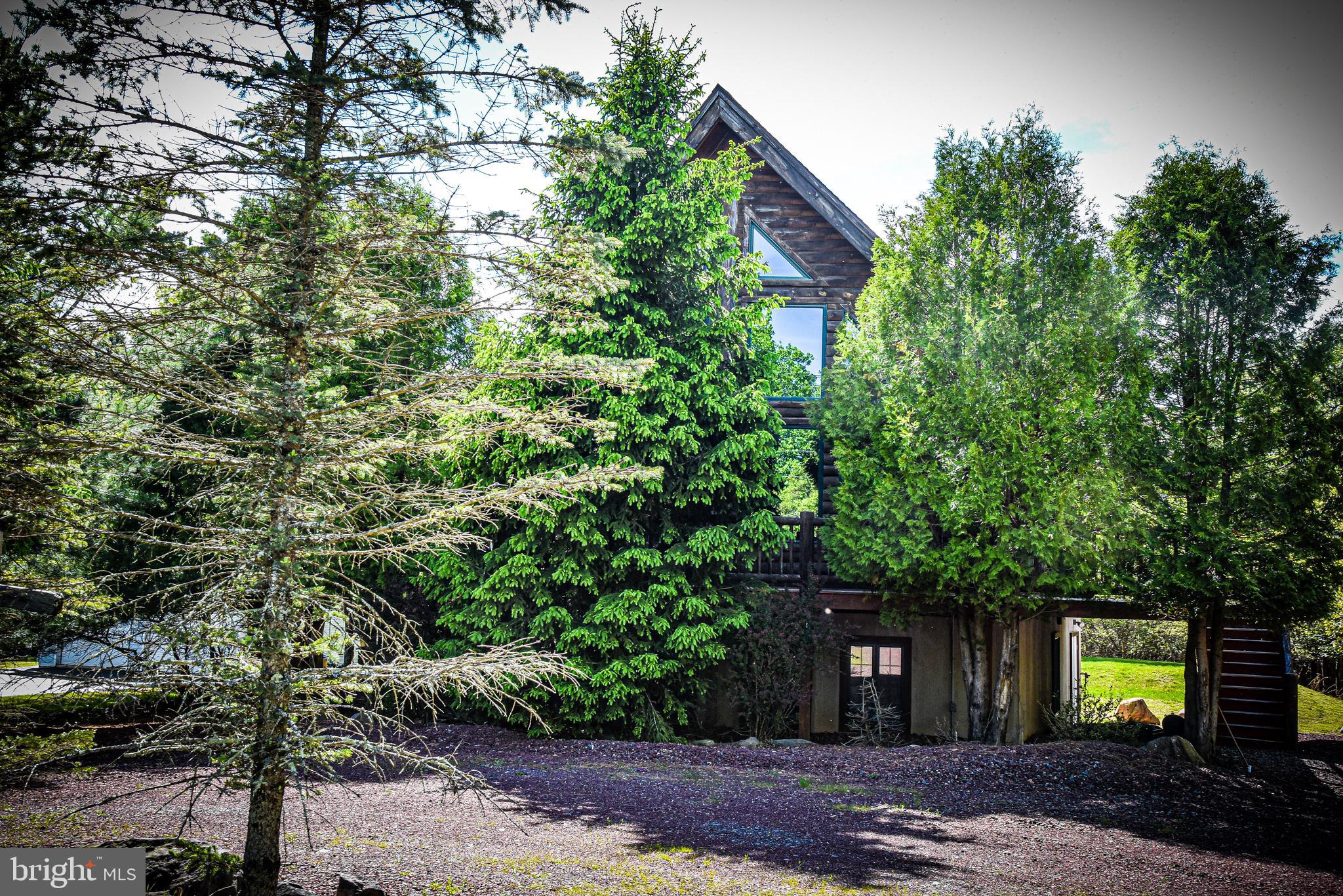 Welcome to this secluded oasis for the ultimate retreat! Large deck with privacy trees for shade and comfort. Fully furnished and move in ready! The master suite features a private covered balcony and a spacious luxurious bathroom. Close proximity to the community lake and just minutes away from the Pocono area attractions and major highways. Finished basement includes a bar for entertaining and additional guest rooms with a full bathroom and laundry room. Great for investment or short-term rental or make this your vacation getaway home!