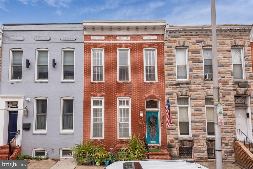 Welcome to the highly sought after South Baltimore Community with all the urban convenience and community amenities you could ask for.  As you step inside, this luxurious rowhome greets you with rich, hardwood flooring and characteristic exposed brick walls. Down the hall, an upgraded kitchen hosts granite countertops and stainless steel appliances.  with an oversized island. Off the kitchen, a convenient mud room and cozy office finish the first floor. Retreat upstairs to the sweeping  primary suite boasting a lavish full bath with a soaking tub and separate shower. Exit through the primary bedroom onto the opulent two-story deck providing a breathtaking Baltimore City view. Two additional sizable bedrooms and a full guest bath complete the upper level sleeping quarters while the lower level presents a spacious family room and recently added laundry room. With a fully fenced backyard and a 2-car parking pad, this row home has it all! Enjoy close proximity to Locust Point, Otterbein, and Federal Hill offering a vast variety of shopping, dining and entertainment. Nearby, take advantage of the many games Oriole Park at Camden Yards and M&T Bank Stadium, home of the Baltimore Ravens,  present. Minutes away from Leone Riverside Park or Latrobe Park offering tennis and basketball courts, tot lots, a fully fenced dog park, and trails. Tour the beautiful and historical Fort McHenry or American Visionary Art Museum. Relish the easy access to Tide Point, home of Under Armour’s headquarters with major area commuter routes include I-95, I-395, I-895 and MD-2 offering effortless commuting to Washington D.C. and Annapolis. This stunning home and ideal location is a must see!   No Showings until Saturday 11am