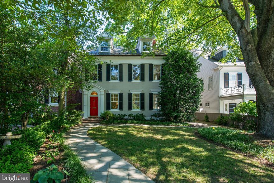 This beautiful 5BR/3BA w/ 2HB home is located in Georgetown's highly sought after East Village. On R Street, this detached home boasts nearly 5,000 sq/ft of living space w/ a private rear garden & driveway parking. The main level offers a large living room, open dining room, & gourmet kitchen that leads out to the covered patio. The upper level has 3BR including the master w/ 2BR on the top level.