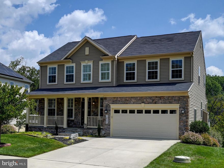 Welcome home to 1807 Misty Morning Dr! Located in the newest neighborhood in Catonsville. The entire neighborhood is located at the edge of Patapsco State Park. Just out of the way of the hustle and bustle but close enough to local restaurants, Ellicott City, Columbia, Baltimore City and less than 1 hour from Washington DC. Close to public transportation including commuter trains and less than 15 min to BWI. This home has it all 3 levels of immaculately decorated living.  Sit on the back deck and overlook the expansive woods and enjoy the peace and quiet. This house is ready to entertain parties both large and small. This home is fully appointed and ready for you and your family to move into. See it today!