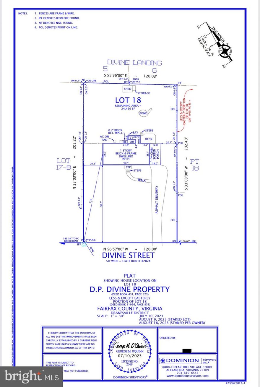RARE HALF ACRE NEAR DOWNTOWN MCLEAN  LIVE, BUILD, OR INVEST

One of the last premier lots in McLean offering exceptional value and major upside. Live in the existing home, renovate, or build a custom estate in a neighborhood supporting High end new construction.

Located minutes from downtown McLean, Tysons, and Washington, D.C., this four bedroom, two bath home sits on over half an acre in a prime, high-demand location.

The private backyard with mature trees, pond, and deck creates a secluded retreat rarely found this close to the city.

Opportunities like this are scarce secure your position in one of McLean’s most coveted investment corridors