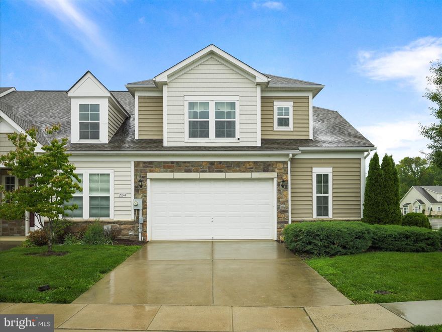 This was the MODEL home.  No corners were cut to make this home the best in the neighborhood.   This amazing 3 bed/ 2.5 bath Luxury Villa has an open floor plan with gourmet kitchen including stainless steel appliances including a double oven and fabulous granite countertops.  This home had everything the new homes could have including an upgraded trim package including stereo system with speakers all through the home.   The square footage of this home is the largest in the development.   The hardwood floors are the best there is (Manufactured designed wood).   There is a primary suite on the main floor with separate tub and walk in shower.   The kitchen/ family room is a great area for entertaining and there is an loft area upstairs for a second family room or office.   This home is in a perfect location for shopping and entertainment.   It is a great location for commuters and is close to the hospital system.   This community has tennis courts, pool, workout area and playground.  All the yardwork is taken care of for you so you can enjoy the yard and spend your valuable time doing what you love.