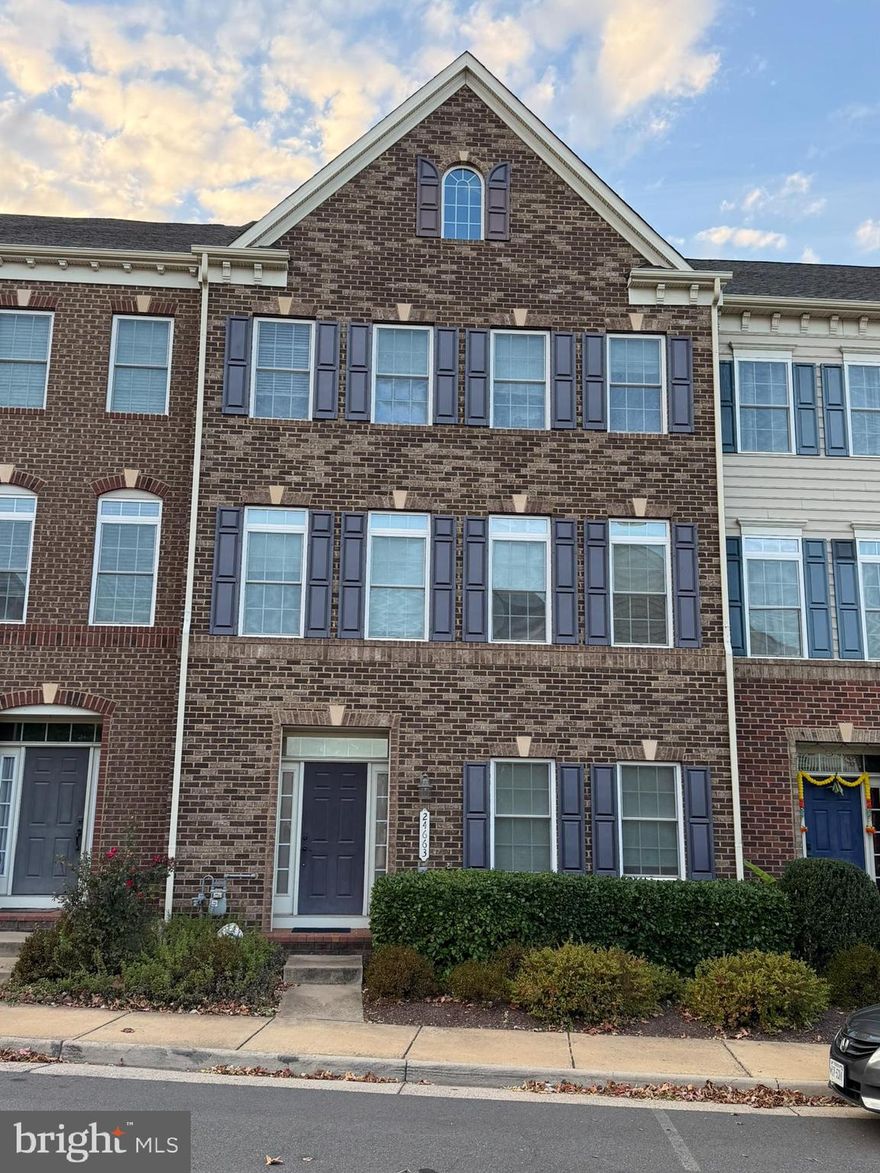 Welcome to this beautifully maintained Spacious 3BR, 3.5BA Brick Front Townhome with 2-Car Garage in Highly Sought-After Arcola Community. Featuring a gourmet kitchen with an island, stainless steel appliances, granite countertops, and a gas fireplace. Enjoy a three-level sunroom extension and a recently added deck, perfect for relaxation or entertainment. The primary suite offers a cozy sitting area, luxurious bathroom, and walk-in closets. Spacious secondary bedrooms provide plenty of comfort and flexibility. The fully finished basement includes a recreation room and a full bath, ideal for guests or a home office.
Located close to Stone Ridge Medical Center, Dulles Landing, Arcola Town Center, and the Central Library.
No smoking. Appointment required. Available for occupancy starting November 15, 2025.