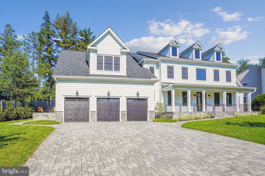 FANTASTIC PRICE IMPROVEMENT !!!  MCLEAN'S BEST BUY!! Exciting modern design built in 2023 with all the high-end finishes and features of a brand-new home.  It is located in the beautiful Chesterbrook Estates neighborhood, with unparalleled access to downtown D.C., Tyson's Corner, and Reagan National and Dulles International Airports.  Features include 5" white oak flooring, sky-high ceilings, extensive mill and trim work, a grand office/library with detailed ceiling and fireplace, a banquet-sized dining room with a large butler pantry, and a light-filled family room off the chef's delight kitchen!  The kitchen includes top-of-the-line Thermador appliances, a huge center island, large windows overlooking the patio and stone waterfall, and a lovely first-floor bedroom with a private bath. On the upper level, find the gorgeous primary suite with impressive twin walk-in closets and a bathroom built for relaxation - spa style!  Finishing this level off are four amply-sized secondary bedrooms, all with en-suite bathrooms and walk-in closets. The basement is perfect for entertaining guests and includes a wet bar with a beverage cooler, dishwasher, and sink. The lower level has a guest room with an en-suite bathroom,  multiple storage rooms, and a large workout room finished with gym flooring and wall mirrors. See the home of your dreams!!  McLean's Best Buy!
.