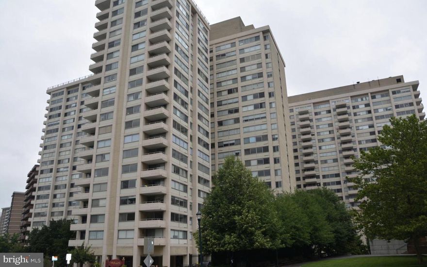 ALL UTILITIES INCLUDED -- Laundry Room 2 doors away  - AWESOME PLACE TO LIVE--FRESH PAINT and NEW LIGHTS IN KITCHEN - -- Spacious, sunny condo in Downtown Chevy Chase with spectacular view! can see National Cathedral -- 1 bedroom, 1 bath condo located on the 21st floor of the Willoughby! This condo features wood floors throughout, bright living room with large windows and a fully equipped kitchen. Spacious bedroom also features large windows and a large walk in closet. Amenities include a rooftop sundeck and pool, reading room/library, convenience store, fitness center,  and 24 hour concierge. Underground RESERVED parking SPACE and ALL UTILITIES included!   Great place to live - . Convenient - Stroll to Chipotle, Whole Foods, Tiffany's, loads of shops,  and the METRO! All Utilities Included!!!
