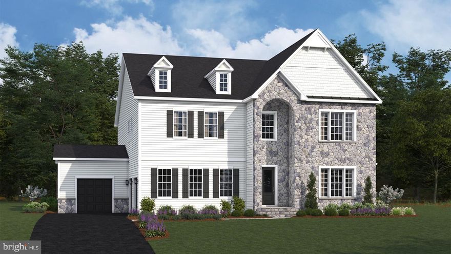 Designed with an extensive grand 2-story foyer, this home plan warmly greets your guests. Complete with dining, foyer, great room, primary bedroom & primary bath tray ceilings, the formal dining and flex room lead you to a spacious beamed ceiling great room, kitchen and first floor bedroom with full bath. The owners entry features built in cabinets and a private entry to the main level bedroom with ensuite full bath. All bedrooms have their own private baths and walk in closets.  The expansive Primary suite has dual walk in closets, sitting area and primary grand bath including a free-standing tub and spa-like shower. This design offers a finished recreation room and the basement bedroom and full bath are complete for your convenience.  September Delivery. Up to $10,000 total closing cost is tied to the use of DHI Mortgage.