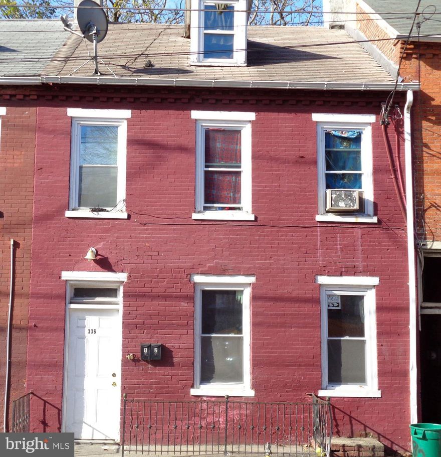 A sound 2-unit, brick row home with good tenants. 1st floor - 1 BR/1 bath with single resident. 2nd floor - 3 BR/1 bath with spacious rooms.