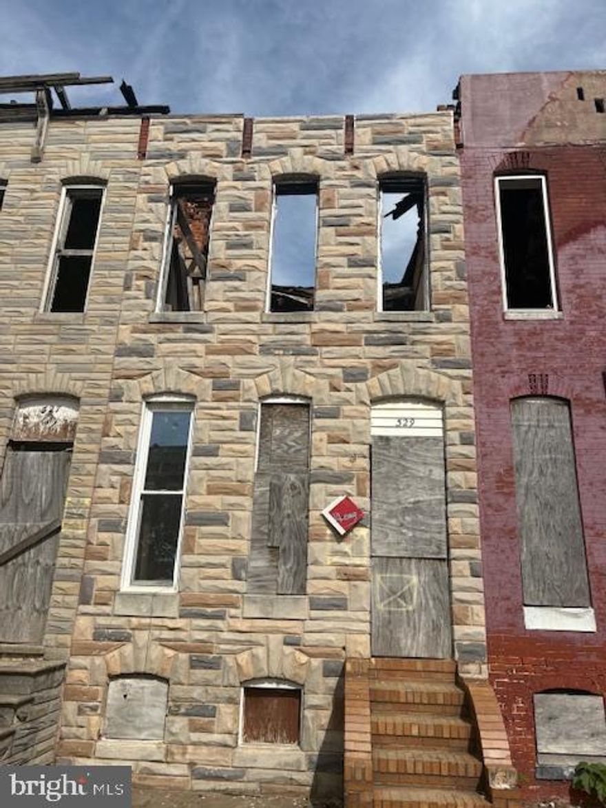 An Exceptional Opportunity in the Heart of the Baltimore Renaissance

Be part of the transformation reshaping West Baltimore. We are proud to present a rare and limited opportunity to acquire three contiguous townhomes—327, 329, and 331 Pulaski Street—positioned to revitalize nearly an entire block and contribute meaningfully to the ongoing Baltimore renaissance.

These properties represent a full-scale redevelopment opportunity. While currently uninhabitable and structurally unsound, each parcel includes the existing façade, building footprint, and connections to water, sewer, electric, and gas utilities—offering a foundational starting point for the right investor.

Whether you're a seasoned developer looking to expand your portfolio or a new investor seeking to break ground on a high-potential project, this package offers significant upside and strategic value.

Price:

Individual Property: $25,000

Package Deal (All Three): $60,000

Important Notes:

Buyer is responsible for verifying and addressing any existing taxes, liens, code violations, or other encumbrances.

Seller will not consider offers from wholesalers or non-primary buyers. Only direct, end-use all cash (non-contingent) buyers with a clear investment plan will be considered. 

Seller will not consider offers from wholesalers or non-primary buyers. Only direct, end-use all cash (non-contingent) buyers with a clear investment plan will be considered. 

All offers must be submitted no later than May 15.

DO NOT attempt to enter the structures under any circumstances. Exterior viewing is permitted from the front sidewalk or rear alley.

Settlement: Seller requests all buyers use Land Settlement Services.

For inquiries or to submit an offer, contact:
Jonathan Scott