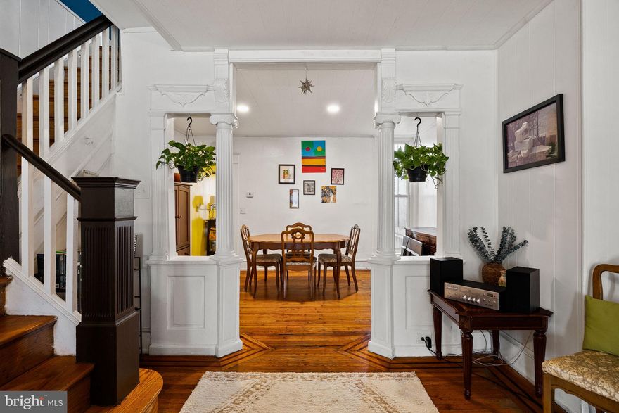 Welcome to 5111 Catharine Street, a charming residence nestled in Philadelphia's Cedar Park community. This warm and inviting home offers 3 bedrooms plus home office and 1 bathroom within its 1,410 sq. ft. layout, full of classic original details.

As you approach, a spacious covered porch welcomes you—ideal for a front office, sitting area, or mudroom. Inside, the living room features original wood floors and a decorative fireplace mantle, leading to a generously sized dining area. The kitchen is equipped with a stove, refrigerator, and at the rear is a versatile space suitable for a walk-in pantry or mudroom.  The expansive backyard provides ample room for gardening, grilling, and entertaining. 

Upstairs, the primary bedroom boasts an original fireplace mantle, abundant natural light, original wood floors, and a home office with a skylight that could easily be converted into a walk-in closet.  The back bedroom features an original built-in wardrobe closet.

The owner has very recently done extensive work to the exterior of the home and has made updates to the interior. 

Situated near Cedar Park, Clark Park, public transportation, shopping, dining, universities and hospitals, this gem of a home offers both comfort and convenience. Don't miss the opportunity to make 5111 Catharine Street your new home!