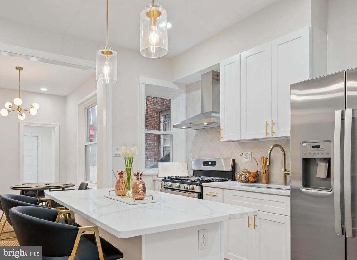 Welcome to 2919 Nicholas Street, a beautifully fully renovated home nestled on one of the most highly sought-after blocks in the heart of Brewerytown. This move-in ready property combines classic charm with modern updates, offering everything you need for comfortable, stylish city living.
Step inside to discover restored original hardwood flooring that adds warmth and character throughout the open-concept main floor. The spacious living and dining area flows seamlessly into a modern kitchen, perfect for entertaining or relaxing at home.
Downstairs, you'll find a finished basement – ideal as a home office, playroom, or additional living space.
Enjoy the convenience of being just steps away from popular restaurants, shops, and public transportation, making your daily commute and weekend adventures a breeze.