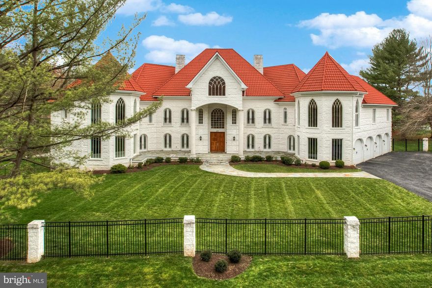 LIKE-NEW MEDITERRANEAN ESTATE HOME BUILT 2011 W 17,000+SF OF LIVING SPACE! ELEGANT ENTERTAINING, EMBASSY SIZED ROOMS & FANTASTIC FLOOR PLAN - BRAZILIAN CHERRY HDWD FLRS ON 3 LVLS, DRAMATIC ENTRY HALL, GOURMET KIT & SUNNY BFAST RM. 7BR/8FULL/4HALF BAS, KNOCKOUT MSTR STE W HIS&HERS W/I CLSTS, SPA-WORTHY MARBLE BA W SAUNA, FIN 4TH LVL & AMAZING W/O LL W SPORT COURT & MORE! 2.5AC, 4 CAR GAR, CHURCHILL