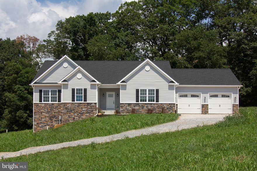 Brand new custom 4 bdrm 3.5 bath Rancher built by Bella Homes Design & Build, Inc.! Located on 1.16 acres, this gorgeous home has a 2 car attached garage, finished basement, open kitchen & living rm, engineered hardwood floor, vaulted ceiling, master bed & bath, tray ceiling, Quartz counter tops, recessed lights, large LL family rm & storage rm. Kitchen has center island with breakfast bar & tons of cabinets. Still time to choose your appliances with our builder allowance. LL could be an in-law suite with only a few changes. Standard covenants but no HOA! Builder warranty included!