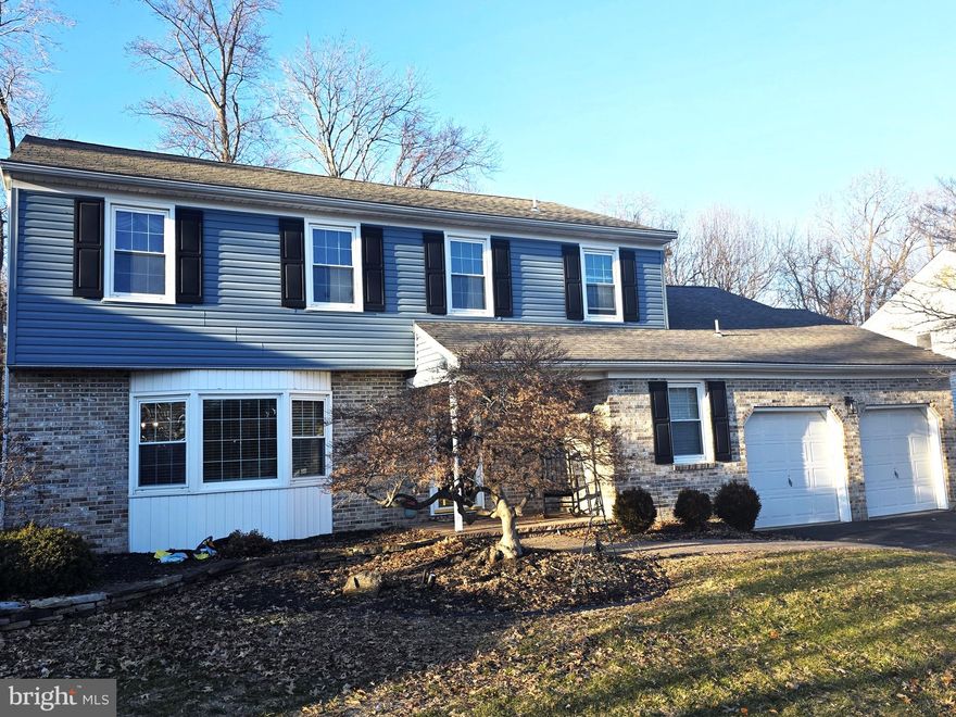 Stunning 4 bed, 2.5 bath, brick front colonial in beautiful Wood Creek.  This home has been lovingly cared for and includes classic floor plan, bright, eat in kitchen with Quartz tops, SS appliances. Large family room with patio door to the large deck. Upstairs you will find 4 spacious bedrooms with full primary bath and full hall bath.  There is a main level laundry w/ utility sink, full, unfinished basement, 2 car garage, lots of hardscaping, separate patio and large fenced rear yard.  Natural gas is now in the neighborhood, contact Delmarva Power for more info.  This is a fantastic home in a great community.  Schedule your tour today!