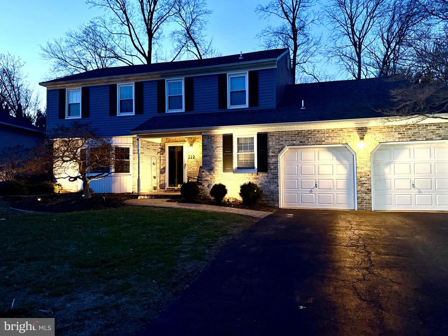 Stunning 4 bed, 2.5 bath, brick front colonial in beautiful Wood Creek.  This home has been lovingly cared for and includes classic floor plan, bright, eat in kitchen with Quartz tops, SS appliances. Large family room with patio door to the large deck. Upstairs you will find 4 spacious bedrooms with full primary bath and full hall bath.  There is a main level laundry w/ utility sink, full, unfinished basement, 2 car garage, lots of hardscaping with exterior lighting,  separate patio and large rear yard.  Natural gas is now in the neighborhood, contact Delmarva Power for more info.  This is a fantastic home in a great community.  Schedule your tour today!