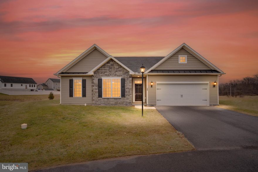 Discover the charm of this beautifully designed ranch-style home in the heart of Cumberland Village. Built in 2023, this inviting residence offers 1,966 square feet of thoughtfully laid-out living space, perfect for creating lasting memories. The kitchen features a spacious island and a pantry, ensuring you have all the room you need for culinary adventures. Recessed lighting throughout Kitchen enhances the warm ambiance, making entertaining bright and welcoming. With three comfortable bedrooms, this home provides flexibility for your lifestyle. The primary suite boasts a luxurious bathroom and a generous walk-in closets, offering a private retreat at the end of the day.  Cumberland Village is not just about the home; it's about the community. Enjoy the convenience of nearby parks, perfect for leisurely strolls or weekend picnics. The neighborhood is known for its friendly atmosphere and well-maintained surroundings. With an attached garage and ample driveway space, parking is a breeze. This home is more than just a property; it's a place where you can truly feel at home. Embrace the lifestyle that Cumberland Village has to offer!