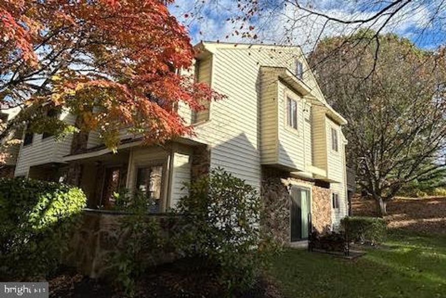 Showings start January 2, 2026.  Welcome to this well maintained and affordably priced endunit townhouse in Chesterbrook.  Recent upgrades include new engineered hardwood laminate floors, remodeled bathrooms, quartz kitchen countertops, new slider to rear patio and new appliances.  Other great features include a second first floor slider to side yard, second floor deck off master bedroom, large master bedroom and bath, 2nd bedroom with access to hall bath, second floor laundry and an additional bedroom on the third floor.  Sorry, no pets!