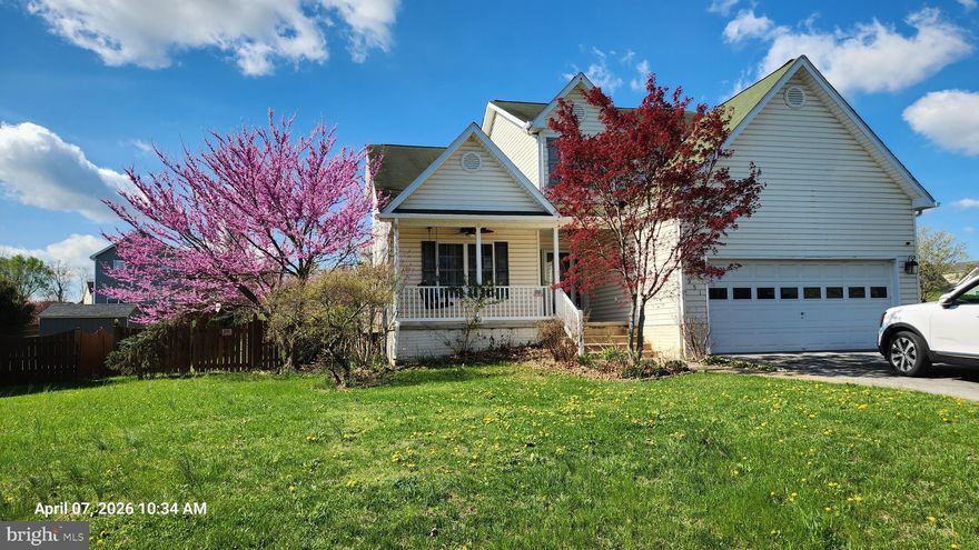 Discover this Colonial home in the Briar Run community, offering a perfect blend of comfort and functionality. With 2,566 sq. ft. of  living space, this detached residence features 3 spacious bedrooms and 3.5 bathrooms, ensuring ample room for relaxation and privacy. The inviting living area is enhanced by a cozy fireplace, perfect for gatherings or quiet evenings at home. Enjoy the convenience of a full basement with walkout stairs, providing endless possibilities for customization. The attached front-entry garage accommodates two vehicles, with additional off-street parking available. Set on a generous 0.28-acre lot, this property offers outdoor space for gardening or entertaining. Experience the charm of Briar Run, where community and comfort meet. This home is ready for you to make it your own—schedule a showing today and envision your future in this delightful space! This home is an REO and is being sold strictly "AS IS" with all faults. Any personal property that is present at closing will convey "AS IS".  The basement was flooded by a broken pipe. The pipe has been repaired. Electric power and water are not on at this time.