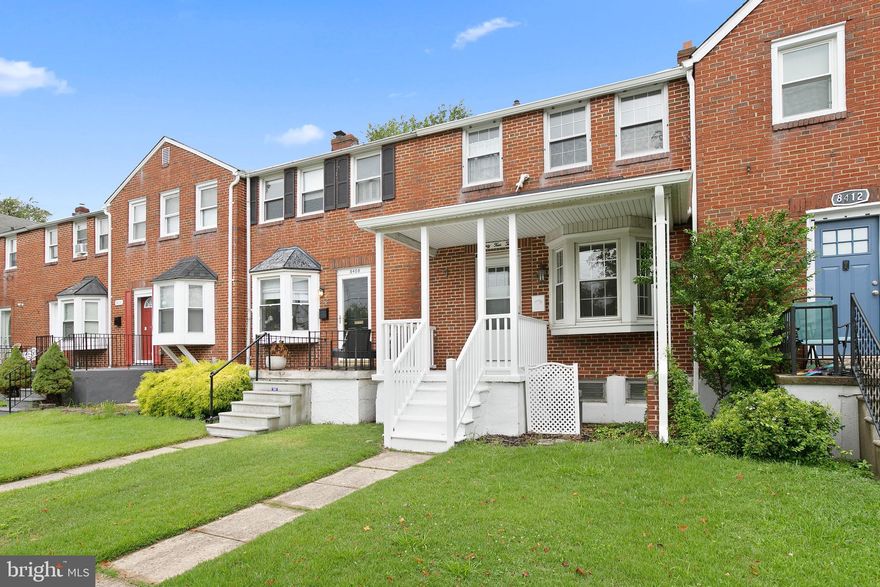 Specious updated townhouse with brand new kitchen:  cabinets, counter tops, flooring & appliances, plus many recent improvements to the home including new  30 year roof, rain-spouts & gutters installed in 2019, new first level flooring installed 2019,  new hot water heater installed 2020, new  second level flooring installed 2021 and new front porch railings & columns installed 2021. You will love the large covered deck just off the kitchen for your entertaining needs or a quiet place to enjoy your morning coffee   3 bedrooms on the second floor with closets, new flooring, and fresh paint also a full tiled bath on this level.  Spacious bright open living room and dining room with newer flooring and fresh paint.  An added plus is the newly installed half bath in the lower lever 2021.  The back yard is fully fenced and there is a nice size shed  for your lawn equipment and extras.  Great location  close to all area amenities and major commuter routes.  There is easy parking because of its location on the service road.  Just bring your belongings and move right in this lovely home.