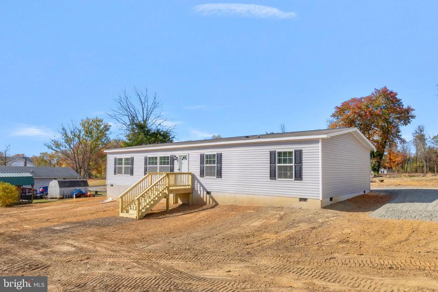 Welcome to the town of Gordonsville, Be First to  see this Brand New Construction  . This home is ready to show .  Why rent when you can own this brand new home and be the first one to live there .
This new home  offers  spacious  3 bedroom 2 full bath One level Living . Large rear  deck .  Convenient to Louisa , Charlottesville ,Greene , Zion Crossroads and Rt 64.