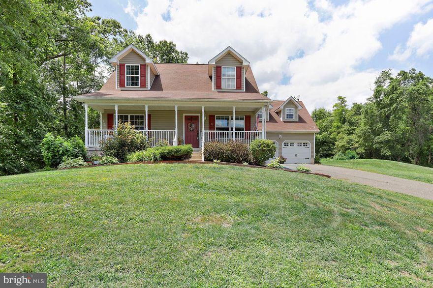 Are you in the market for peace and privacy? Then look no further than 52 Skyview Rd! This 3 bedroom/2 full bath cape cod is nestled in the woods at the end of a private lane. Featuring a giant two car-two story garage, fully finished basement, and tons of charm throughout! Cozy up next to the gas stove in the basement on cold winter nights or enjoy the scenery from your covered front porch or back deck in the summer! Other highlights include upper level laundry and a first floor owners suite that offers a walk-in closet and full bath! This one is a must see and will be sure to go quickly! Schedule your private showing today!