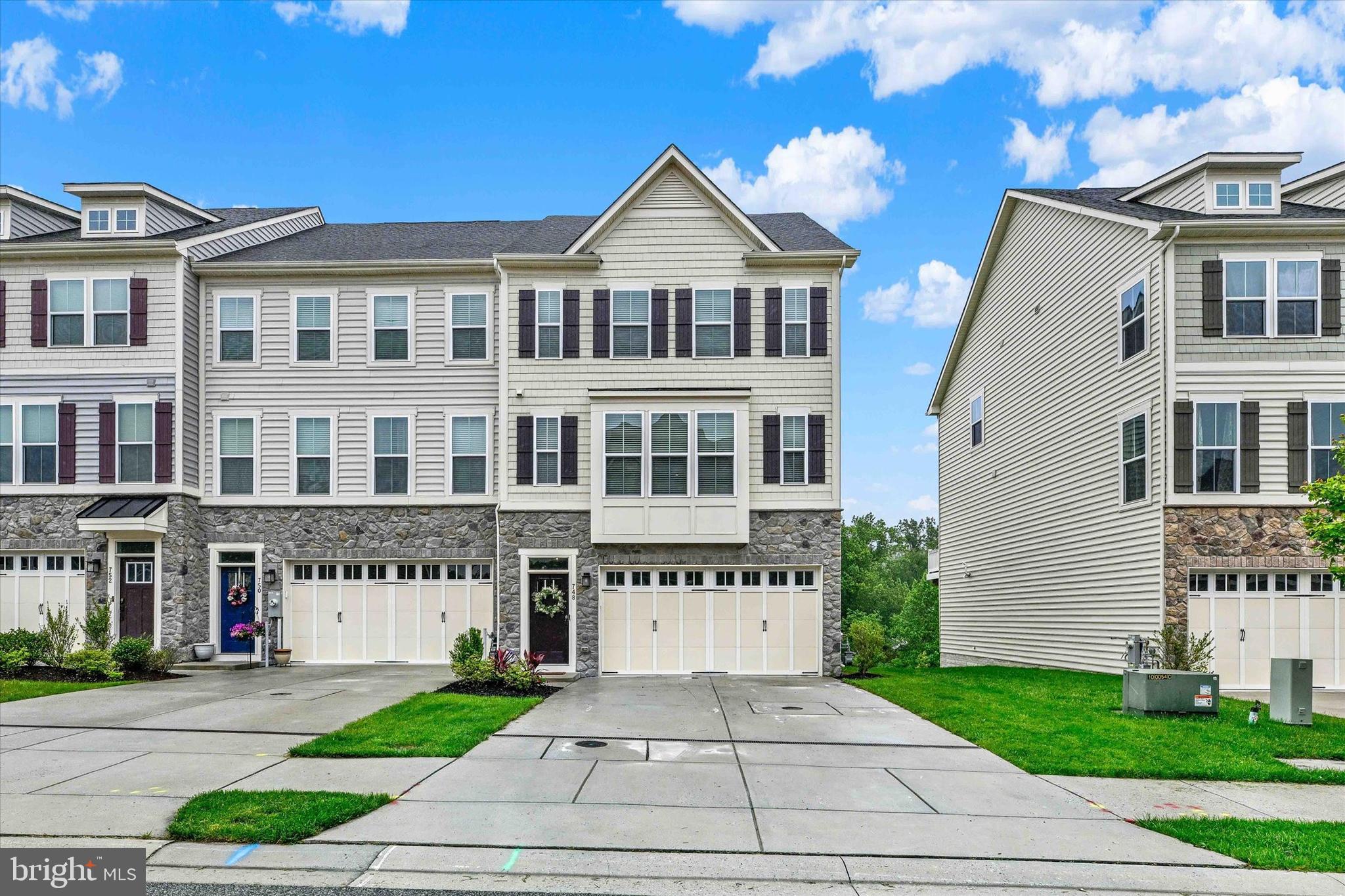 Charming 3-Bedroom, 3.5 Bath Home in a Prime Location of the Magness Mill development of Bel Air, Maryland!
Welcome to this beautiful and spacious 3-bedroom, 3.5-bathroom end-unit town home nestled in a family-friendly neighborhood. This inviting property offers 2,476 finished square feet of comfortable living space with an open-concept layout perfect for entertaining and everyday living.
Enjoy the warmth of natural light pouring through large windows, highlighting the spacious living room, updated kitchen featuring stainless steel appliances, granite countertops, beautiful pendant lighting, a generous island and dining room. The primary suite includes a walk-in closet and an en-suite bath with a dual vanity and walk in shower.
Step outside to a private, fenced backyard, backs to walking trail and woods—ideal for summer barbecues or relaxing evenings. Additional highlights include a two-car garage, dedicated laundry room, extra parking in nearby cul de sac and a generous family room on the lower level. Oh, and one more bonus...a full home smart system conveys with this beautiful home. Note: dishwasher and dryer are less than 1 year old.
Conveniently located near top-rated schools, parks, shopping, and dining, this home truly has it all. Don’t miss the opportunity to make it yours—schedule your showing today!