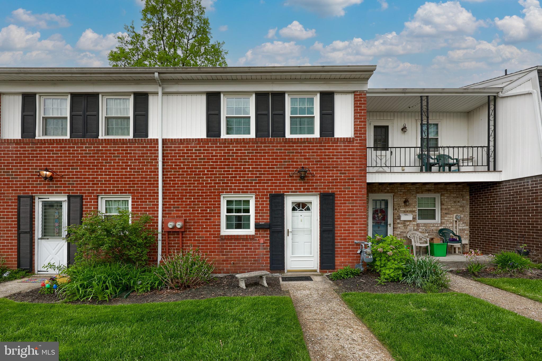 Meticulously cared for condo that is move in ready and features a ton of upgrades! Some upgrades include all new flooring, appliances, HVAC system, windows, main floor half bath, and much more! Featuring an outdoor patio area with privacy fencing. Maintenance free living with community amenities such as a swimming pool, club house, and playground. The interior offers a bright and open layout. The living room/dining room is located directly off of the kitchen. The chef in the family will love the custom Weir kitchen with newer appliances. A powder room can also be located on the main level for convenience. The upper level features two spacious bedrooms and an upgraded full bath with a walk-in shower that has seating. The attic has been upgraded with new flooring for extra storage space. Homeowner receives a designated parking space. There is also additional overflow parking. Great location - easy commute to Route 30 and I83 and close to local amenities.