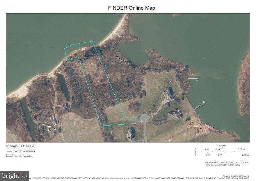 Lot 4-   4+ acre building lot with waterfrontage along the banks of the Choptank River.