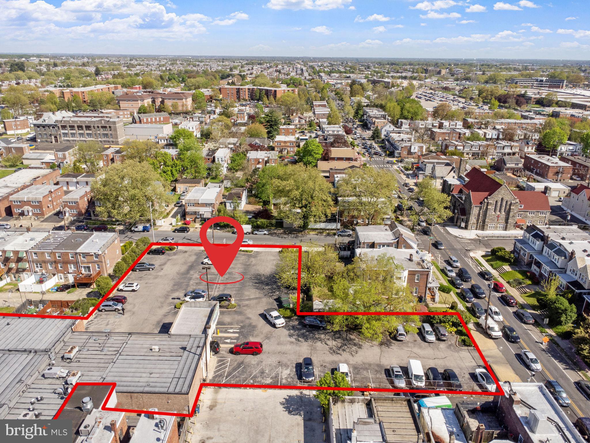 Great Opportunity for an investor and an owner to occupy this 11,629 square feet with a finished basement of 3471 square feet located on 6423-25 Rising Sun Ave. The bank has both entrances from Rising Sun Ave and a parking lot with a large open corridor, lobby, waiting area, personal banker cubicles, reception, meeting room, teller vault, safe deposit vault, men + ladies bathroom, 2-private executive office with bath, lunch room, 2 large conference room with plenty of storage rooms. The adult care center has both entrances large lobby, 4 private offices, a large conference room in the back with a kitchenette, a work room, and 4 bathrooms. The finished basement has 5 large office rooms, 2 baths, a kitchenette, utility rooms, and plenty of storage spaces. There are sprinkler systems in the building, the new roof was installed in April 2024 and the adult care was renovated a few years ago. There are 6 rooftop HVAC Units and 3 were installed after 2017. There are large signages in the front and the back street. Currently, both tenants Bank of America's 7,398 sf and the Adult Care center's 4231 square feet are occupying. This sale included 2 additional lots currently 75 parking spaces 6410-20 Parlmetto Street #885681300 and 6422 Palmetto Street # 885682140. The parking lots are shared between both tenants now and the bank does have a drive-thru in the back. Both front entrances are on Rising Sun Ave and the parking entrance and exit are on Levick Street and Palmetto Street. Conveniently located on this busy Rising Sun Ave in the most desirable Northeast Philadelphia, Minutes to Montgomery County, Center City. Also, the building is for lease at $22.00 per square foot. The buyer and agent must check the size and zoning. All showing must send POF before showing.