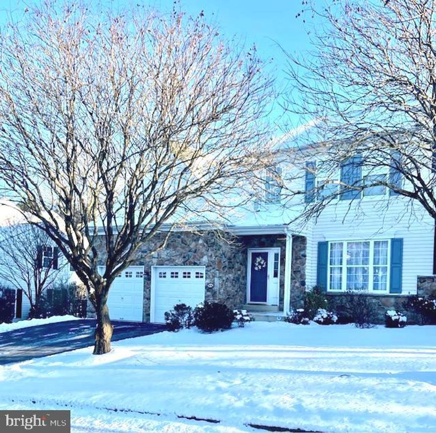 OPEN HOUSE, THURSDAY, FEBUARY 5, 2026-5:00 to 7:00
Nestled in the charming Green Lane Village, this beautiful and spacious semi-detached home offers comfort, style, and plenty of room to spread out.  You can enter this property through the attached two car garage or the pretty front porch. A stunning two-story foyer welcomes you, leading directly into a large, open living area. The bright, inviting kitchen flows seamlessly into the dining area, with sliding doors that open to a deck- perfect for entertaining or relaxing outdoors as it steps down to the backyard.
The family room (right off of the kitchen and dining area) is filled with natural light from oversized windows and features a cozy gas fireplace for those cool evenings. This level also offers a 1/2 bath, garage access and the lower-level entrance.  Upstairs, the primary suite includes a private bath with a soaking tub, creating a peaceful retreat. Two additional bedrooms share a Jack-and-Jill style full bath. The laundry room is thoughtfully located on this floor, how convenient!
A full finished basement adds even more space, ideal for a home office, gym, media room, gaming, crafting or just relaxing watching TV.
This is a great location!