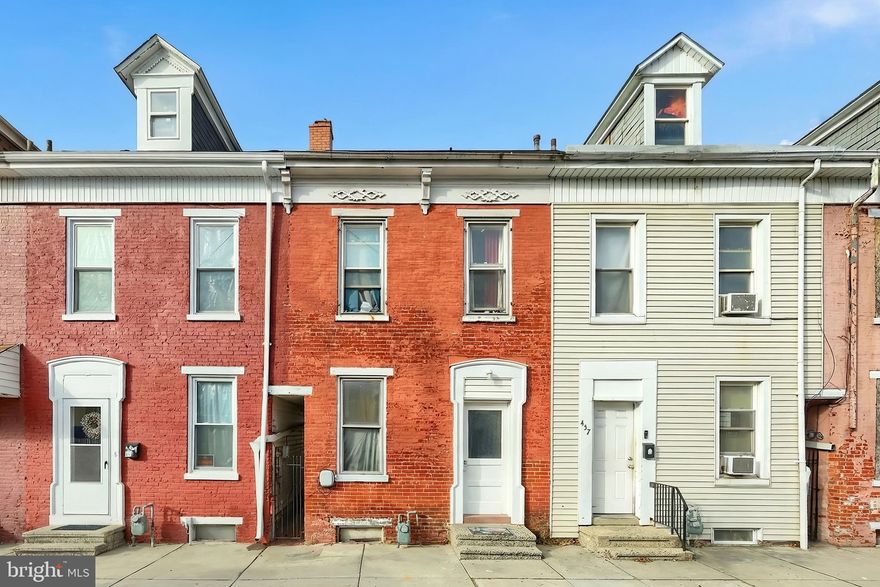 A solid 1900 brick rowhome on one of York’s most consistently rented streets, this property delivers the steady performance that experienced landlords value. Located on Walnut Street, an area long known for reliable tenant demand due to its proximity to downtown, major employers, and daily conveniences, this home sits in the sweet spot between affordability and durability.
Inside, the layout is simple, functional, and renter-friendly. Two stories with 3 bedrooms and 1 full bath offer flexibility for families or shared living, while the brick construction provides the longevity investors appreciate.
The property is already producing income, with current long-term tenants paying $1,000 per month and covering all utilities, allowing ownership to step into immediate cash flow without the headaches of a lease-up period. Walnut Street rentals have historically performed well due to their walkability, central location, and strong demand from long-term tenants who prefer established neighborhoods over new, higher-priced alternatives.
This is not a speculative play, it’s a proven rental on a proven street. Whether you’re expanding an existing portfolio or acquiring your first York investment, 435 Walnut Street represents the kind of asset that quietly builds wealth month after month.