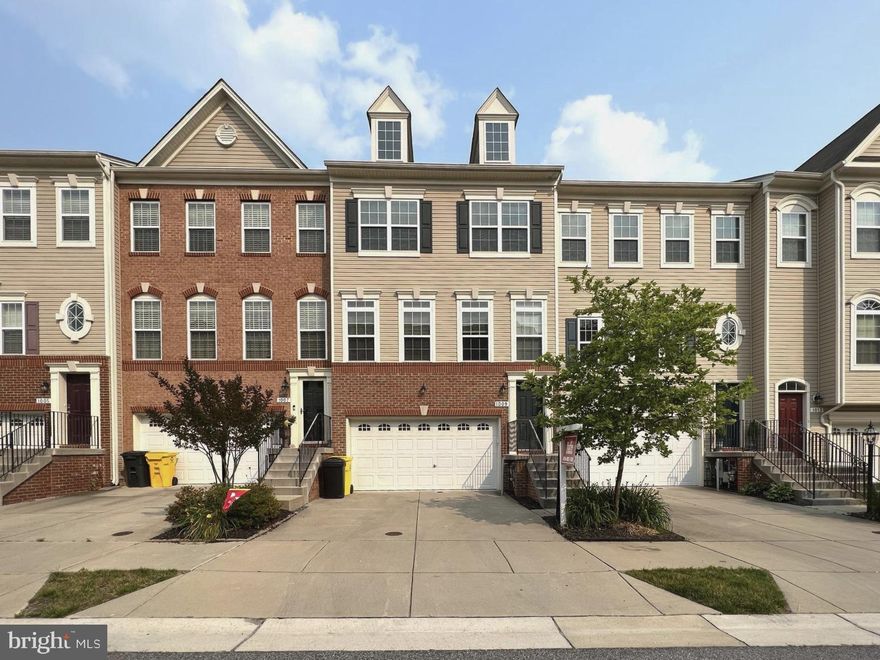 Beautiful town home in Summerfield Village!  Walk in from 2 car garage into lower level which opens to spacious family room. Lower level features walk out in rear yard and a half bath. Main level open concept floor plan features hardwood floors and neutral decor. Beautiful gourmet kitchen with granite counters, range hood, stainless steel appliances, island and large eat in area. Imagine all the gatherings with friends and family enjoying the large kitchen and deck perfect for entertaining! Upper level is complete with the primary bedroom with balcony overlooking trees and en suite master bathroom, along with 2 bedrooms, another full bath and laundry area.   The community playground is nearby as well as the clubhouse. Walk to Waugh Chapel shopping center. Convenient location to shopping, schools, major highways, Ft. Meade, Washington, Annapolis & Baltimore.  Tenant occupied with 24 hours notice required.  Home and carpet will be professionally cleaned.