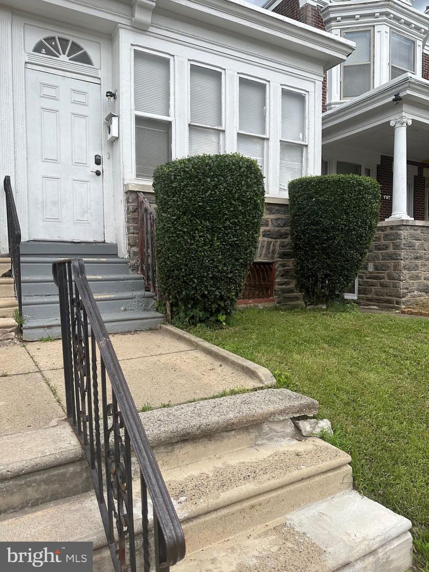 Welcome to 4720 N Camac street in the city’s  Logan neighborhood. Located near Broad Street for an easy commute to the city or suburbs via Septa or vehicle. This is a move in ready property that has ample space for a family ready to own their first starter home! Open the front door and map out your enclosed porch space. Plenty of ideas here, like a kid's playroom (year-round), mudroom or reading area. Enter the large living room great for entertaining. Make your way into the dining area, large enough to host family or friends. Soon you enter the kitchen, with enough space to have a small table and chairs. Make your way up the stairs to the ample sized bedrooms. There’s also a three-piece bathroom with shower and tub. This home is move in ready and with a little sweat equity and imagination would be a great starter home for a family. Come see this diamond in the rough today!