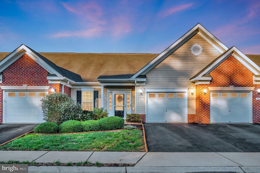 Open House Sunday March 1st 12-2pm  Come see this well-maintained 55+ gem in desirable Turn Berry East of Lee's Hill before its gone. First time being offered and move in ready. This two bedrooms and two-bathroom interior unit is sure to please.   Hard wood floors most of the house look beautiful. Warm gas fireplace in the family room with outside doorway to the patio and back yard. Lee's Hill offers something for everyone with its amenities.   Close to the Hospital, Shopping and Entertainment for all your needs. Commute is a breeze with the VRE and I 95 only a couple of miles away. T.V. in the living room conveys