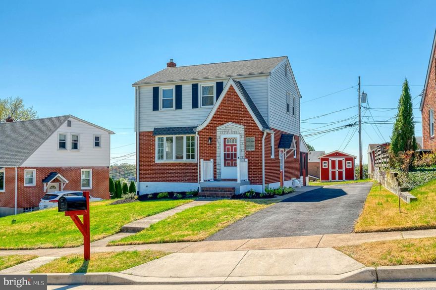 Beautifully updated from top to bottom!  This lovely colonial in the heart of Rosedale aims to please!  Enter into the spacious living room w/large bow window & recessed lighting & follow through to the separate dining room, both with gleaming refinished hardwood flooring & fresh paint.  The eat-in kitchen features new stainless appliances, quartz countertops, pantry, recessed lighting & luxury vinyl plank flooring.  The upper level boasts three bedrooms all w/refinished HW flooring & fresh paint, and a tastefully updated full bath. The finished lower level offers a 4th bedroom or office, new full bath w/shower, recreation room, utililty room w/new washer/dryer, luxury vinyl plank flooring.  There is an awesome screened in patio to relax with your morning coffee or evening cocktail.   The large flat back yard is perfect for barbeques with family & friends, &  the brand new 10 X 10 shed w/electric will hold all your gardening tools.  Plenty of parking on the newly surfaced extended asphalt driveway & on the street.  New windows throughout; roof 5 years old.  This one's a real winner!