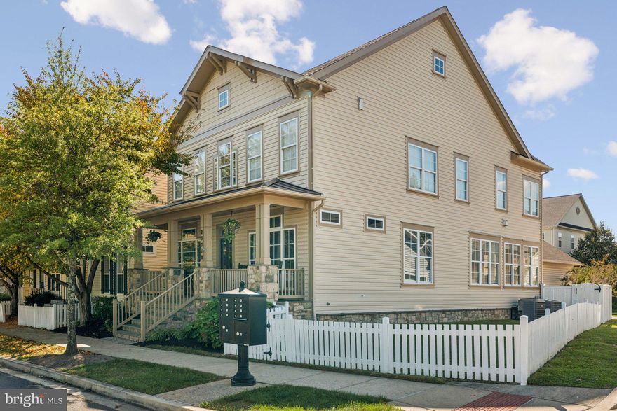 **Open House Saturday & Sunday 12-2pm**Award-winning Miller & Smith “Rhapsody Blue” model, beautifully maxed out and ideally situated on a premium corner lot in Clarksburg Town Center.  Overlooking Piedmont Woods Park and just two short blocks from the community pool and clubhouse, this home offers the perfect blend of privacy and convenience.

Thoughtfully expanded with bump-outs on all three levels—including a sunroom, theatre extension, and a luxurious primary suite—this residence is loaded with upgrades. Enjoy two striking two-sided fireplaces, a butler’s pantry, transom windows, custom built-ins, recessed lighting, and stainless steel appliances. The sunroom is highlighted by a Restoration Hardware chandelier, while updated, tasteful light fixtures add a modern touch throughout.

The fully finished lower level is designed for entertaining with a pre-wired home theatre including plush leather seating, in-ceiling surround sound, and pool table that all convey. Fresh paint and new carpet make this home truly move-in ready.  Major systems have been updated for peace of mind, including a high-wind resistant architectural shingle roof, and high-efficiency Bryant/Carrier HVAC systems.

Outside, enjoy a beautifully hardscaped backyard, white picket fence bordering green space, private alley access, and a two-car detached garage with built-in shelving and ample storage.  Located directly across from Piedmont Woods Park you're seconds away from basketball, tennis, pickleball courts, dog park, and playground—this is refined community living at its finest.  

*All Offers Due Tuesday March 10th @12noon. *Seller Reserves the right to accept an offer at anytime*